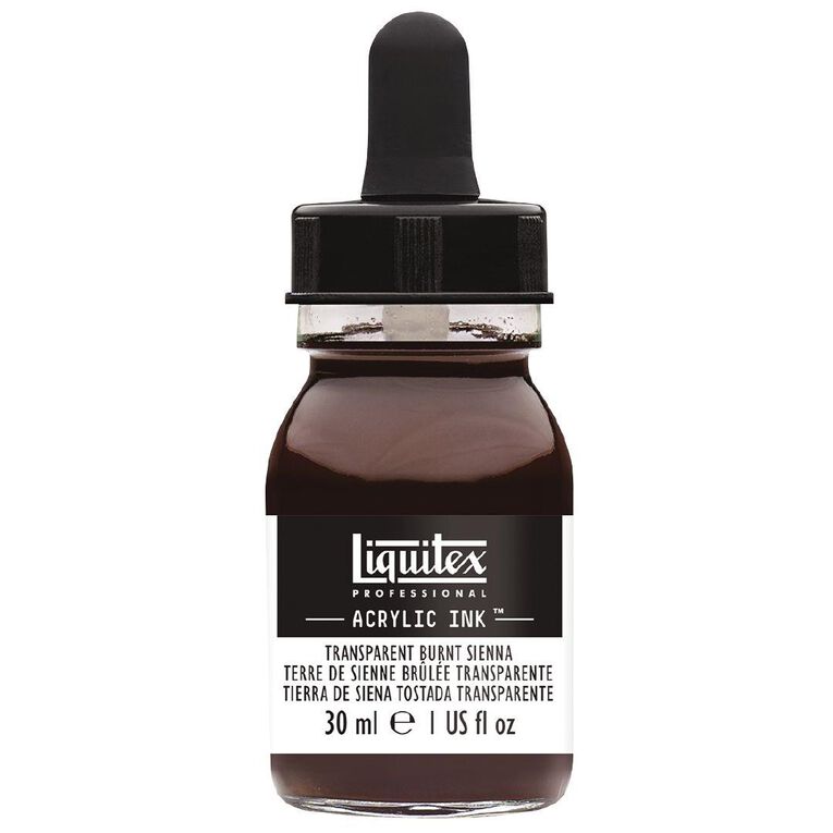 Liquitex Ink 30ml Transparent Burnt Sienna
