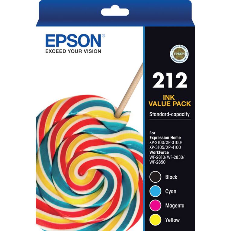 Epson Ink 212 Standard Value Pack