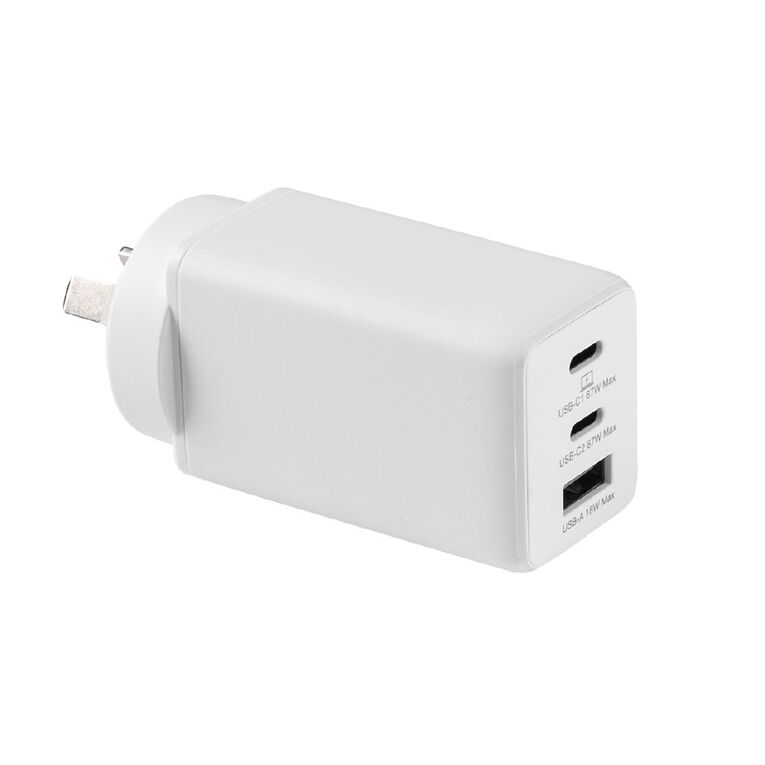 Tech.Inc 67W GAN Triple USB Wall Charger
