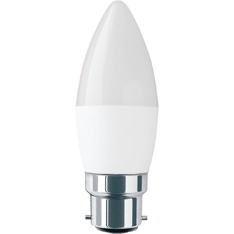 Edapt LED B22 Candle Light Bulb 5.5W Warm White 2 Pack
