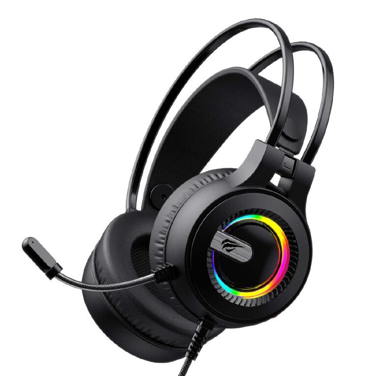 Gamenote 50mm RGB Headset Black DBL Band H2040D Black/Blue