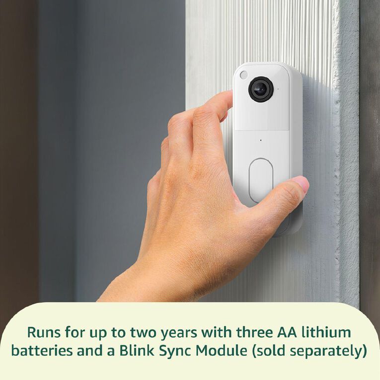 Blink Video Doorbell Add On White