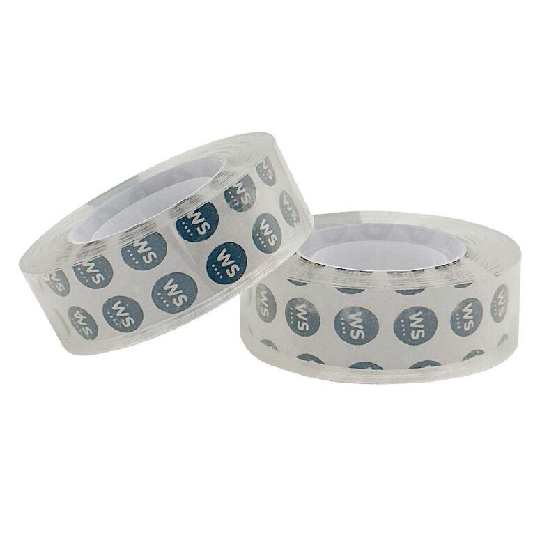 WS Office Tape 18mm x 33m Clear 2 Pack