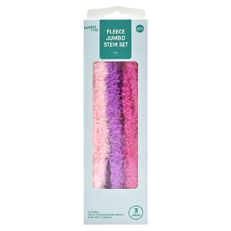 Uniti Fleece Jumbo Stem Set Pink