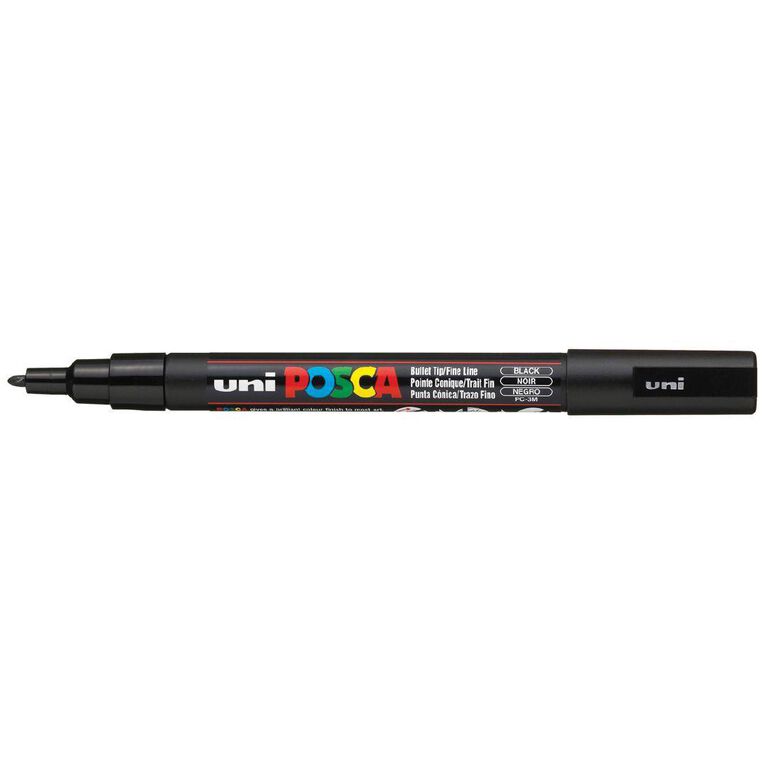 Uni Posca Marker 0.9-1.3mm Fine Black