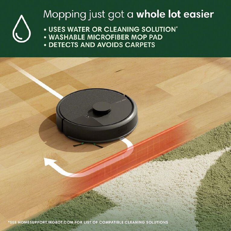 iRobot Roomba Robotic Vacuum and Mop Black