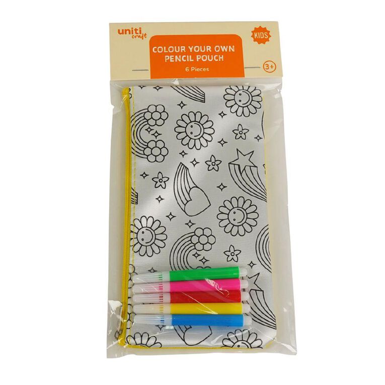 Uniti Craft Kids Colour Your Own Pencil Pouch