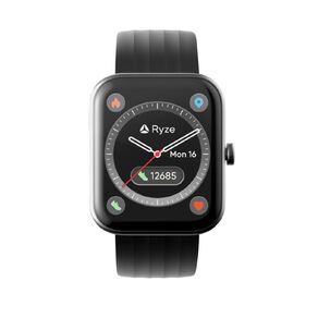 Ryze Evo Smart Watch With Alexa Black + Green