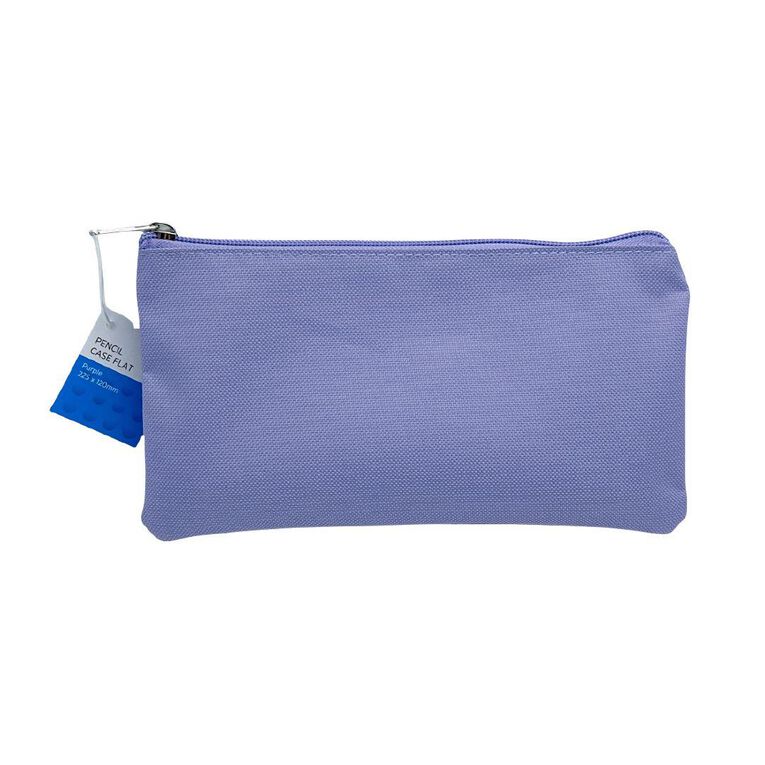 WS Colour Pop Flat Pencil Case Purple