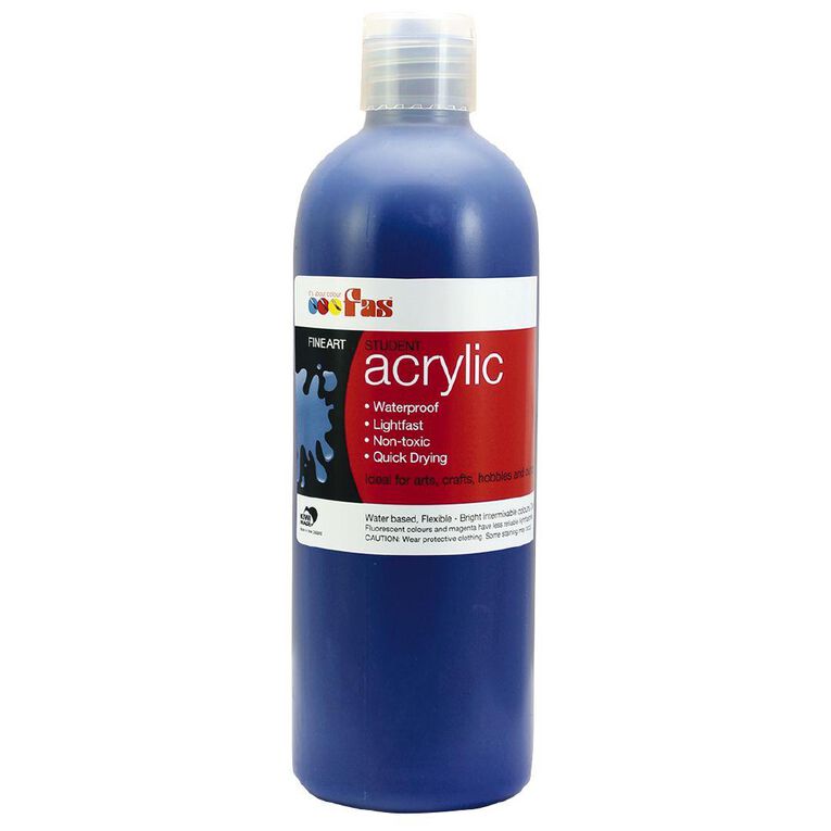 FAS Paint Student Acrylic Cool Blue 500ml