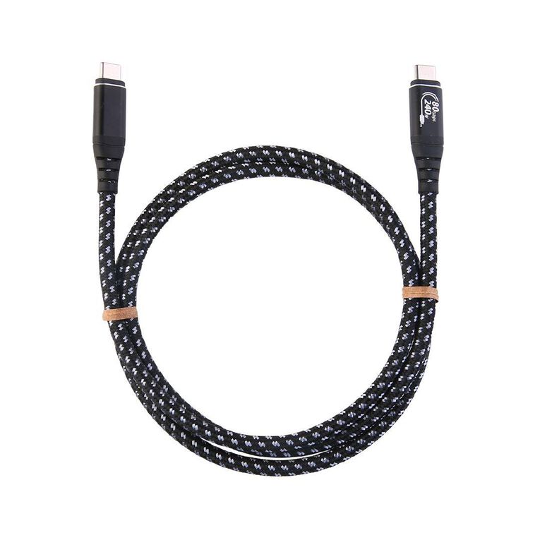 Tech.Inc 240W USB-C Cable 1m Black