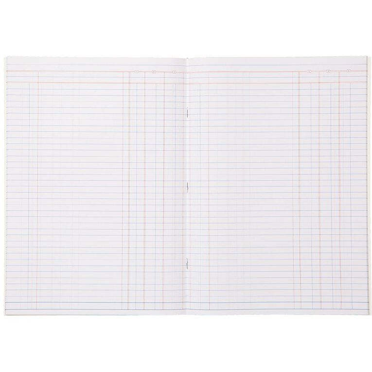 WS Exercise Book 1R8 3 Column Ruled 32 Leaf Blue