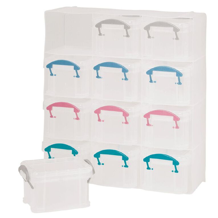 Uniti Plastic Storage Box with 12 Compartments