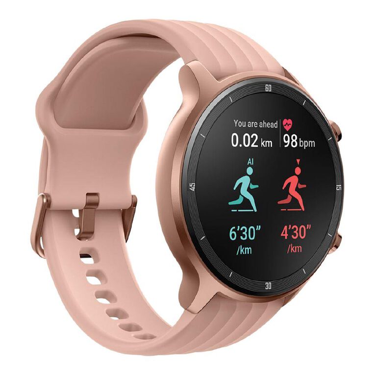 Ryze Flex Smart Watch Pink + White