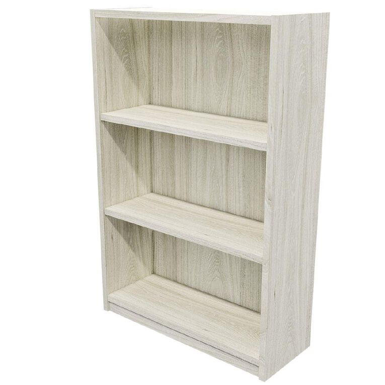 Zealand Commercial Bookcase 3 Tier Coastal Elm