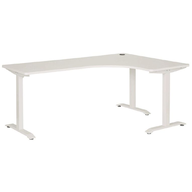 Jasper J Emerge Metal Leg Workstation 1800 x 1200 RH White/White