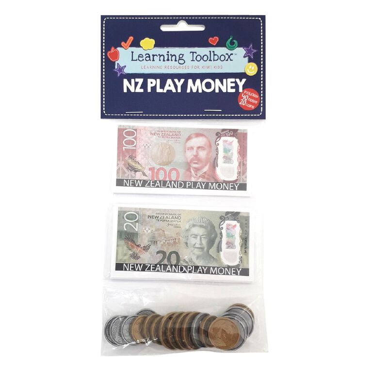 Learning Toolbox Play Money NZ Currency PBH