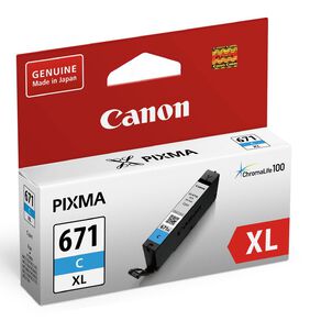 Canon Ink CLI671XL Cyan 690 Pages