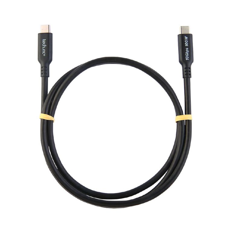 Tech.Inc 100W USB C Cable 1m TIHCS1307 Black