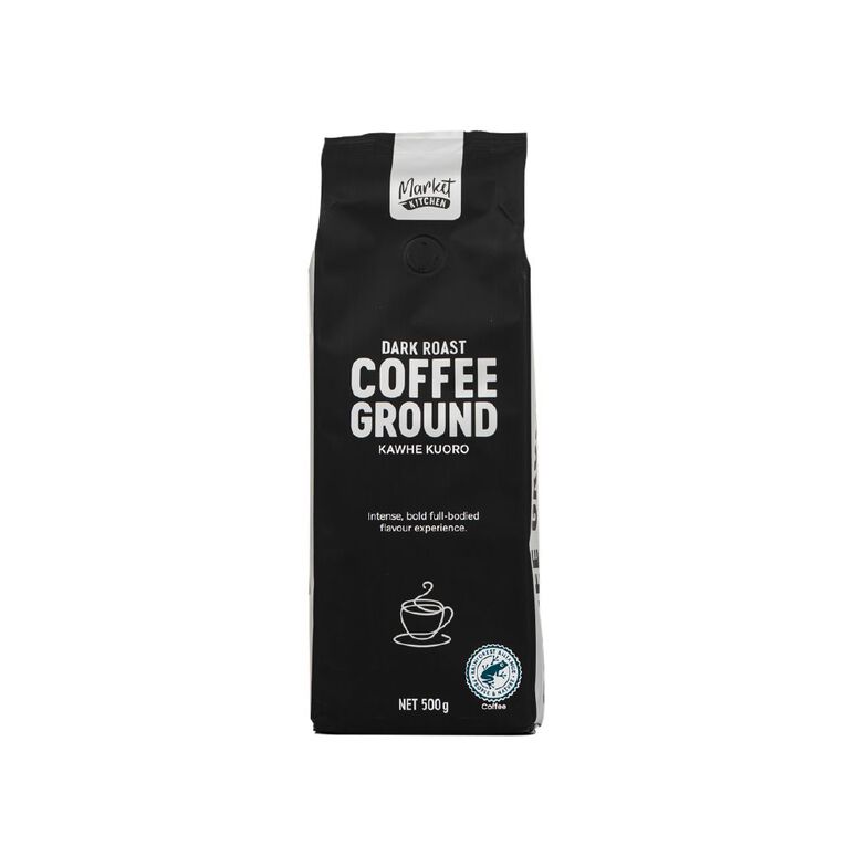 Market Kitchen Coffee Ground Dark Roast 500g