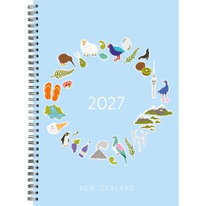 Collins 2027 Diary A53 Wiro Iconic NZ