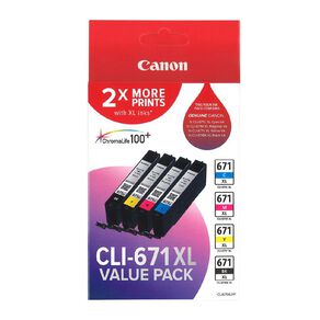 Canon Canon Ink CLI671XL Value Pack