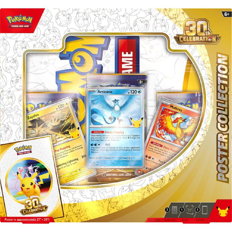 Pokemon 30th Celebration Poster Box - 1 PER CUSTOMER