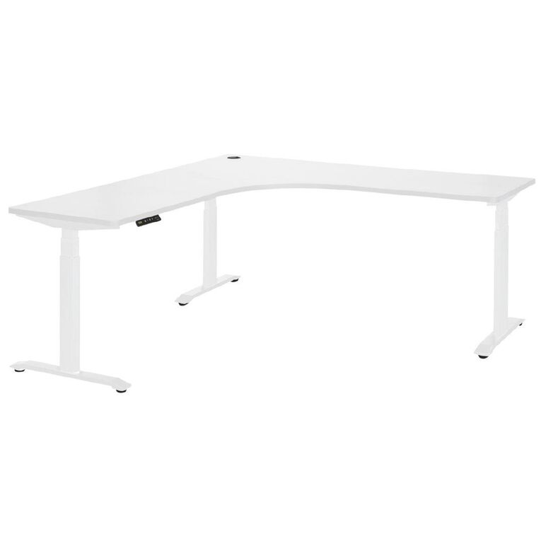 Jasper J Emerge Electric Workstation 1800x1800 White/White