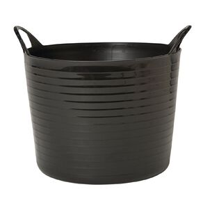Living & Co Round Flexi Tub Black 42L