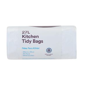 Living & Co 50% Plant-Based Kitchen Tidy Bag 27L 40 Pack