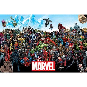 Marvel Poster #22 Marvel Heroes Black