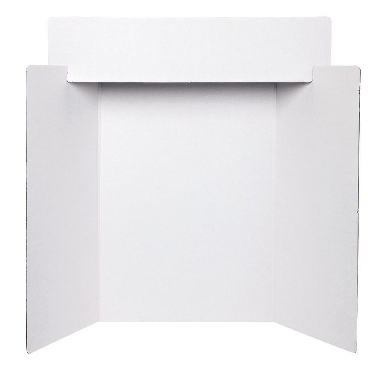 Science Project Board 950mm x 1165mm White