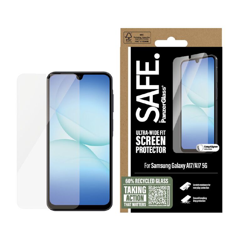 PanzerGlass SAFE by Panzer Screen Protector For Samsung Galaxy A17 5G