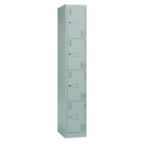 Precision 4 Tier Locker Silver Grey