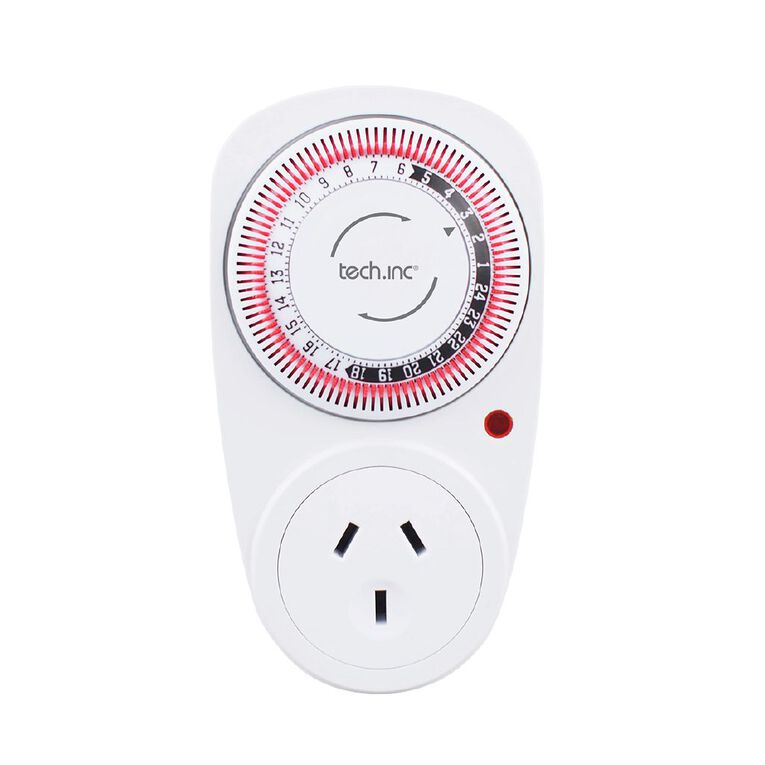 Tech.Inc 24 Hour Mechanical Timer