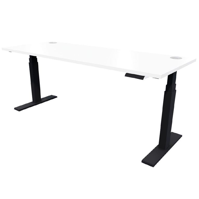 Zealand Electric Height Adjustable Desk 1500 x 700 White