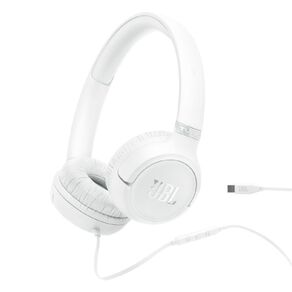 JBL JBL Tune 530 Wired USB-C On-Ear Headphones - White