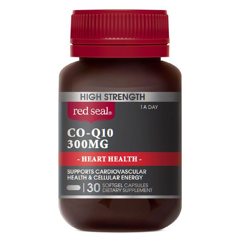 Red Seal High Strength CoQ10 300mg 30's