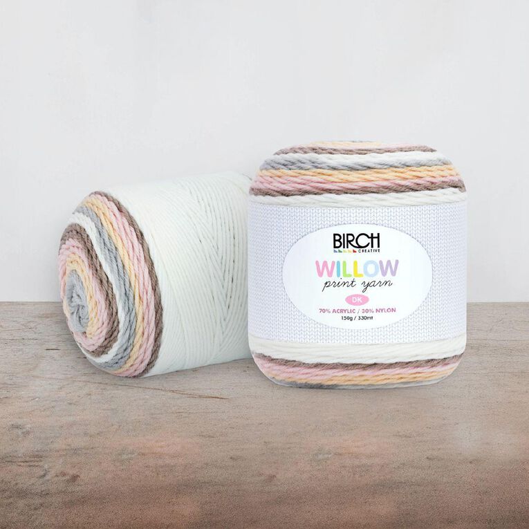 Birch Yarn Willow Yarn Print 45% Acrylic 55% Nylon 150G Husk