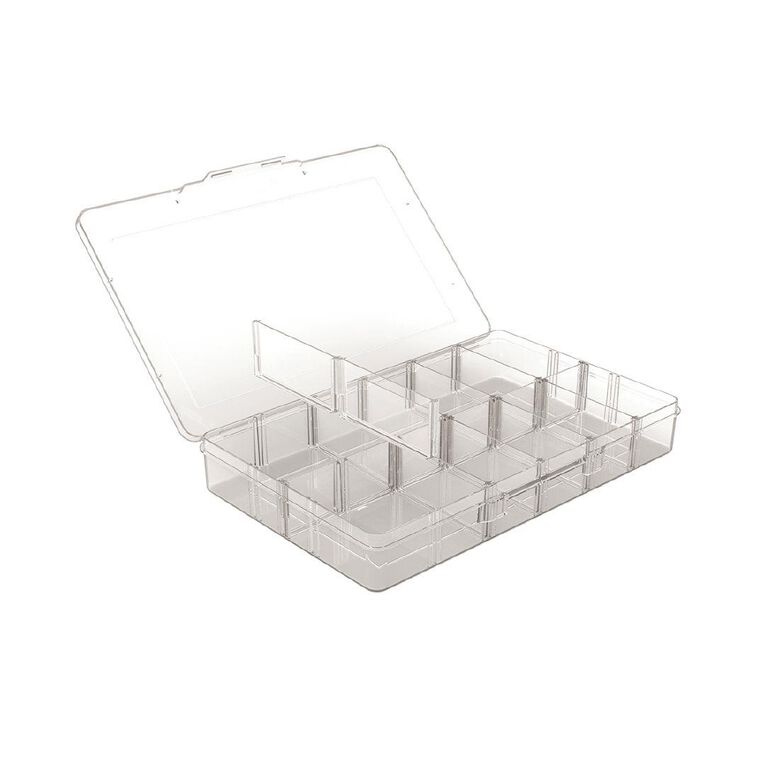 Living & Co Storage Box 12 Compartment Clear