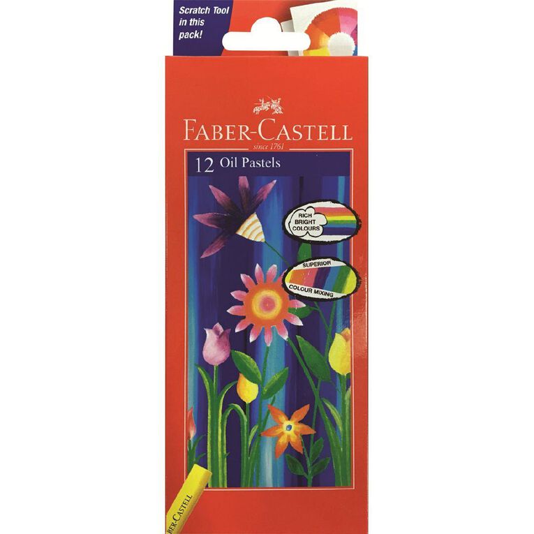 Faber-Castell Oil Pastels Box Of 12