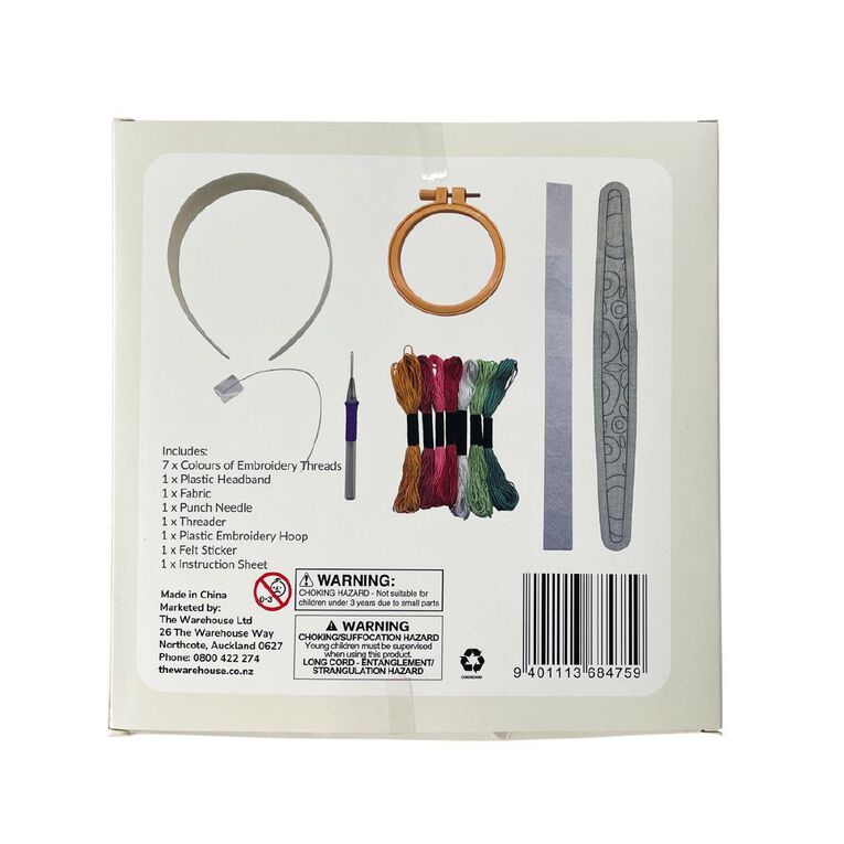 Uniti Craft Adults Needle Punch Headband Flower