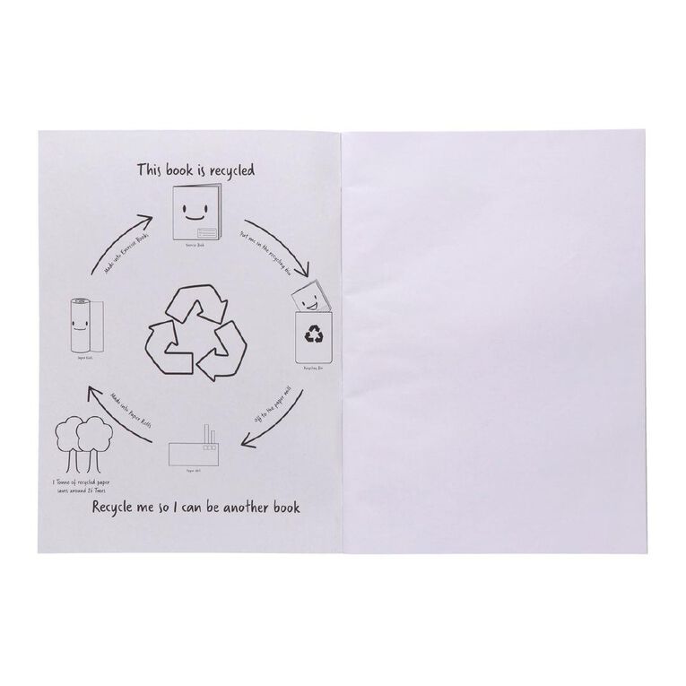 WS Task Book 335mm x 240mm Unruled 24 Leaf Green