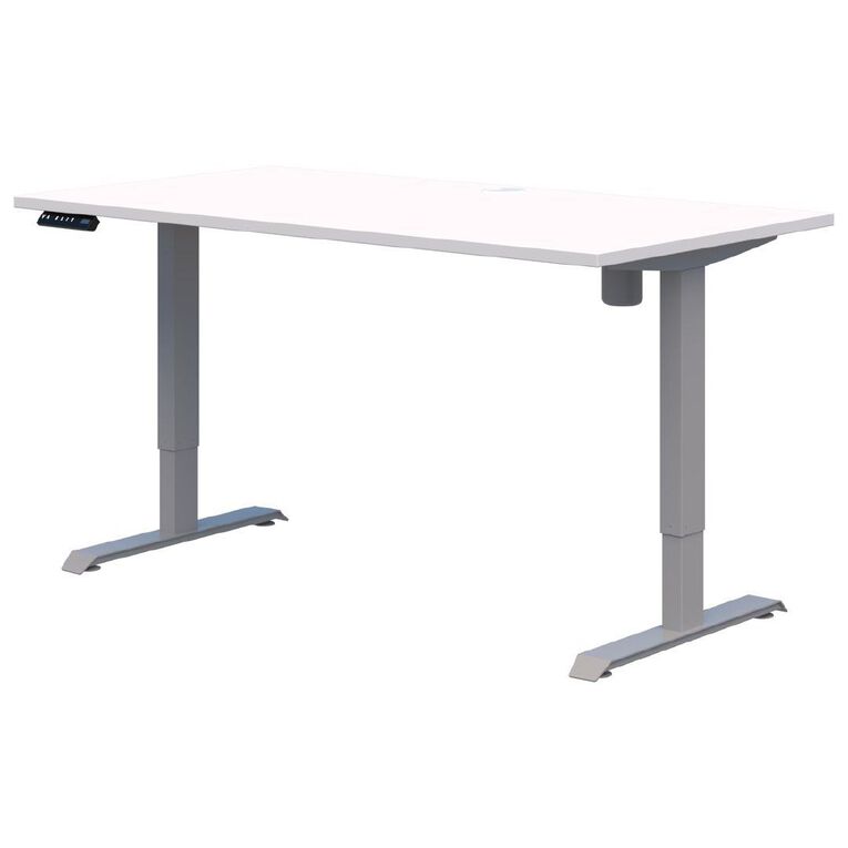 Rapid Electric Desk 1200 x 700 Silver