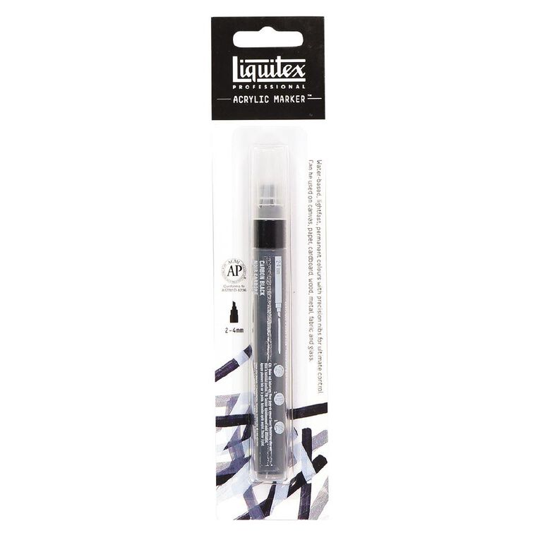 Liquitex Professional Acrylic Marker 2-4mm Carbon Black