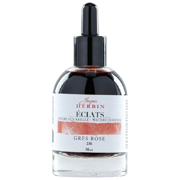 Jacques Herbin Eclats Watercolour Ink 230 Pink Sandstone 50ml
