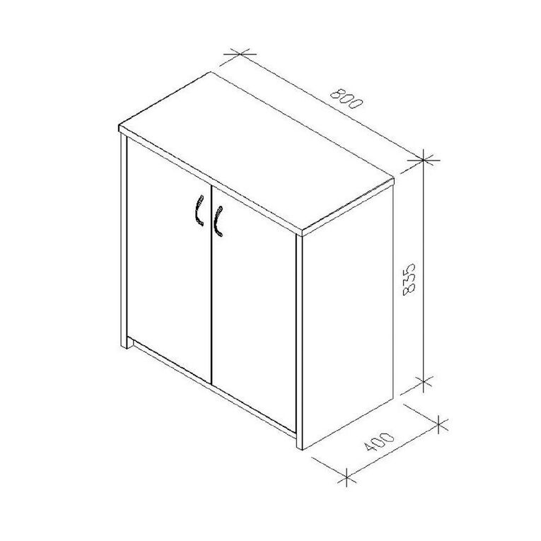 Zealand Credenza 800 Tawa