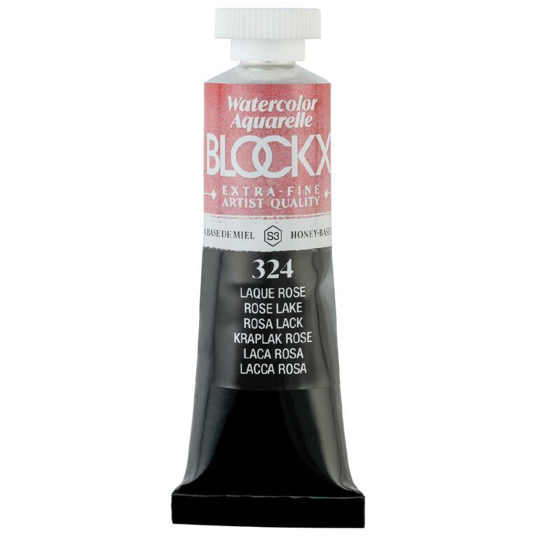 BLOCKX Watercolour Tube 15ml S3 324 Lake Rose Rose
