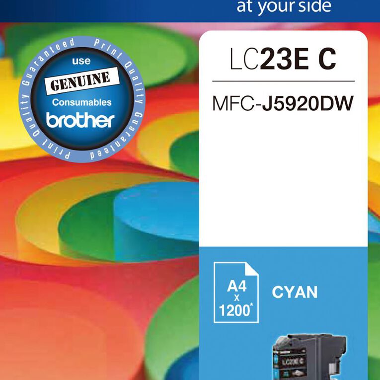 Brother Ink LC23E Cyan (1200 Pages)