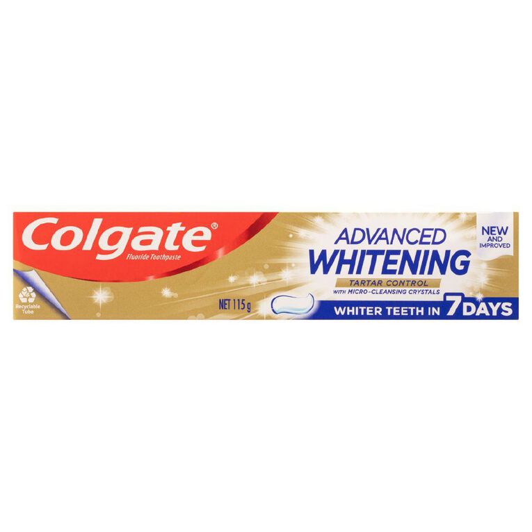 Colgate Advanced Whitening Tartar Control Toothpaste 115g